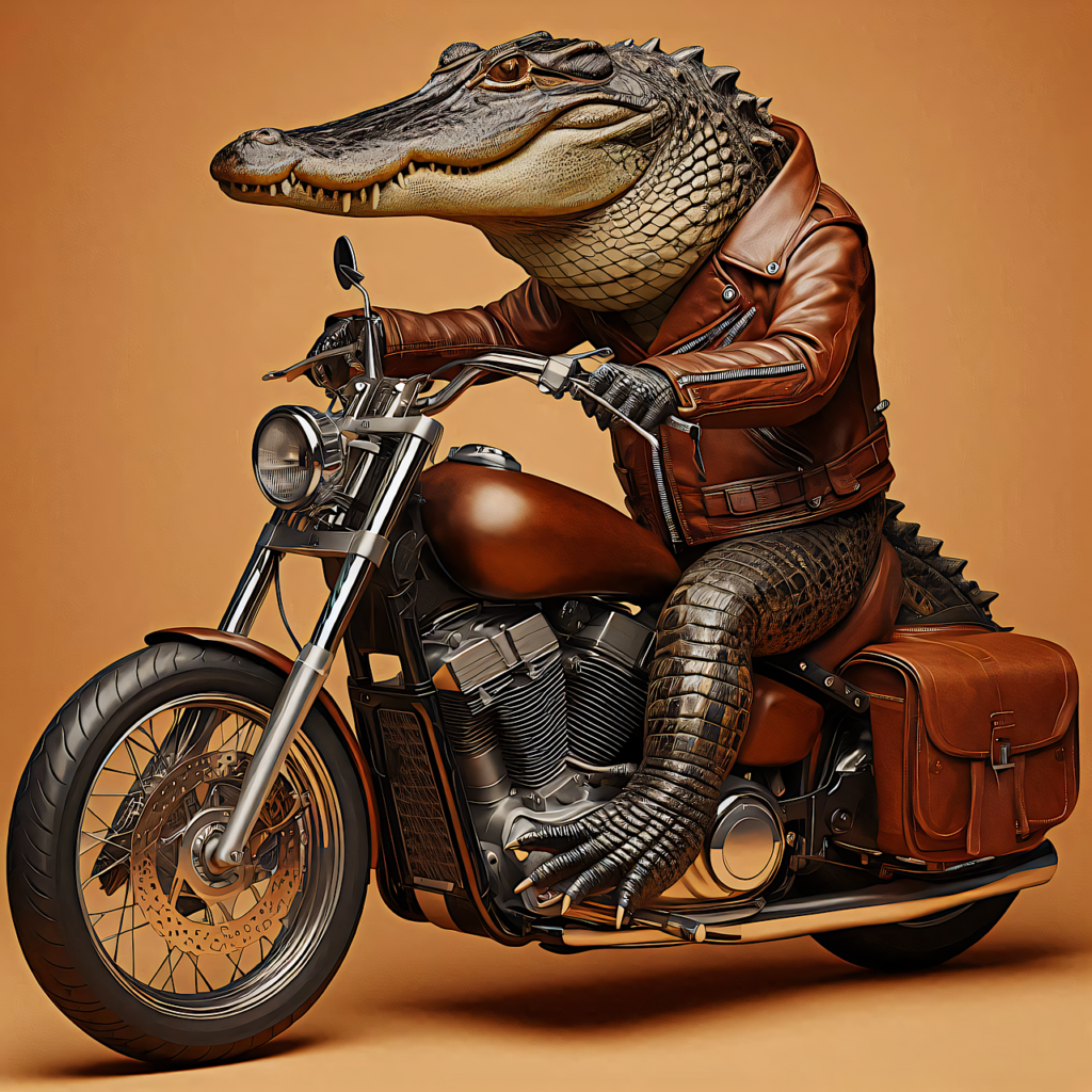 アニメ調クロコダイル